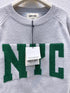 Letter Printed Crew Neck Pullover